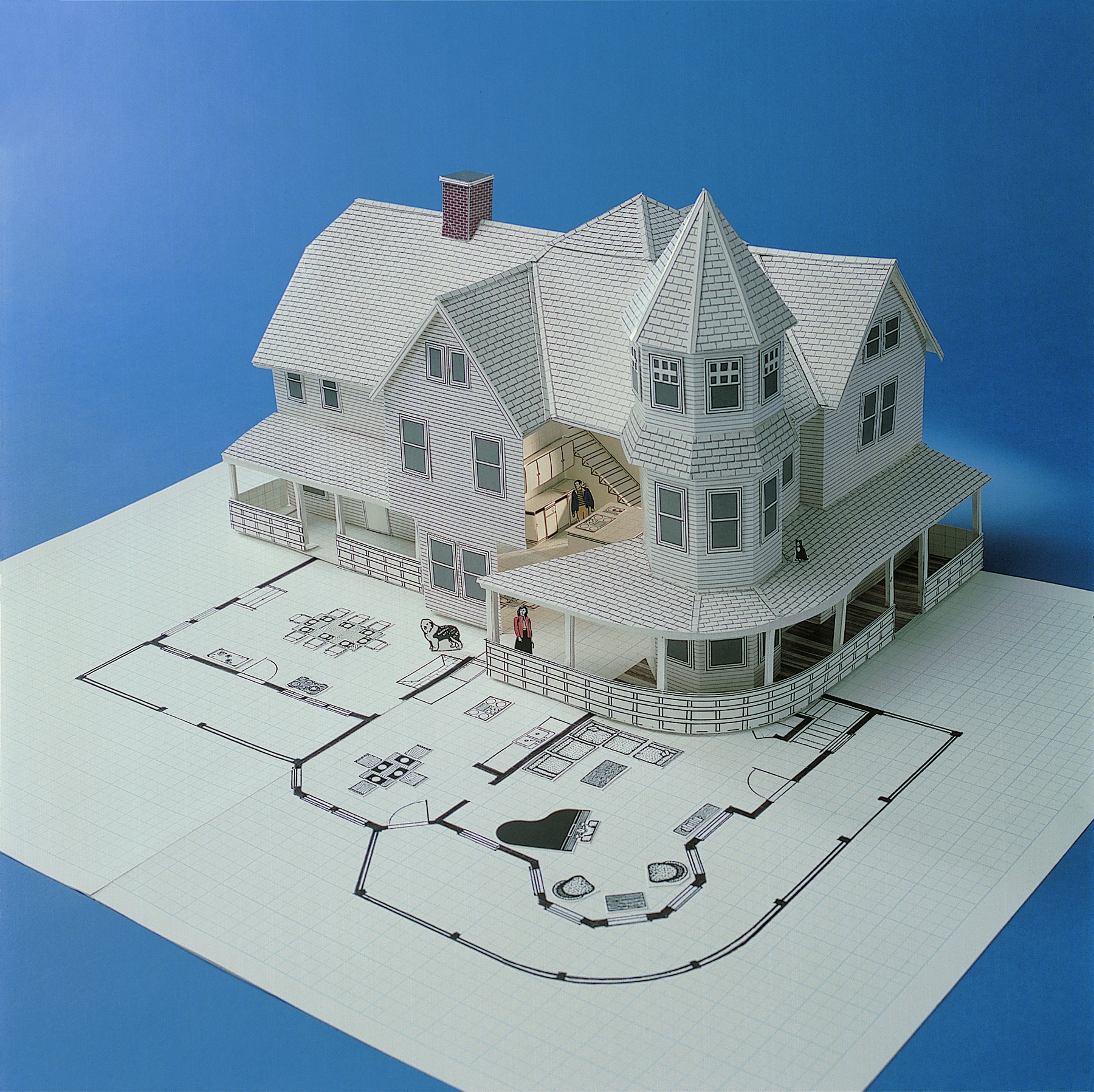 Victorian house model